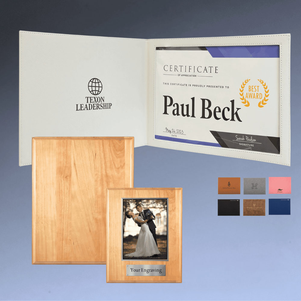 Certificate Holders and Plaque Boards