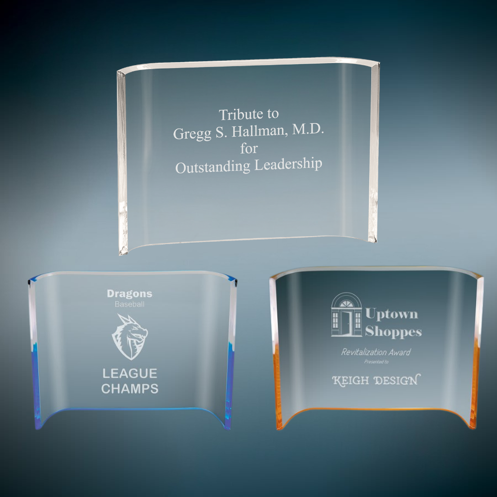 Acrylic Crescent Awards