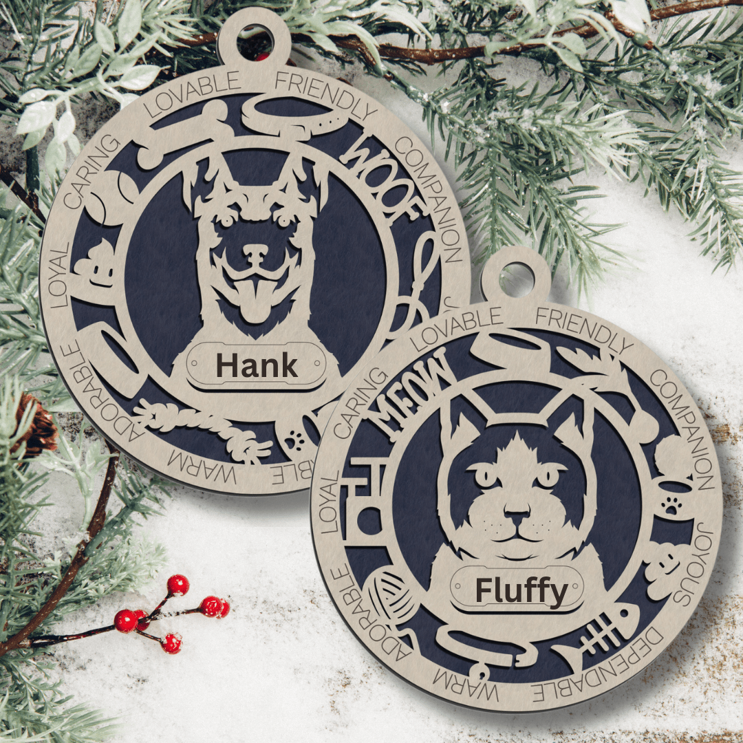 Pet Ornaments - LightForce Laser Engraving, LLC
