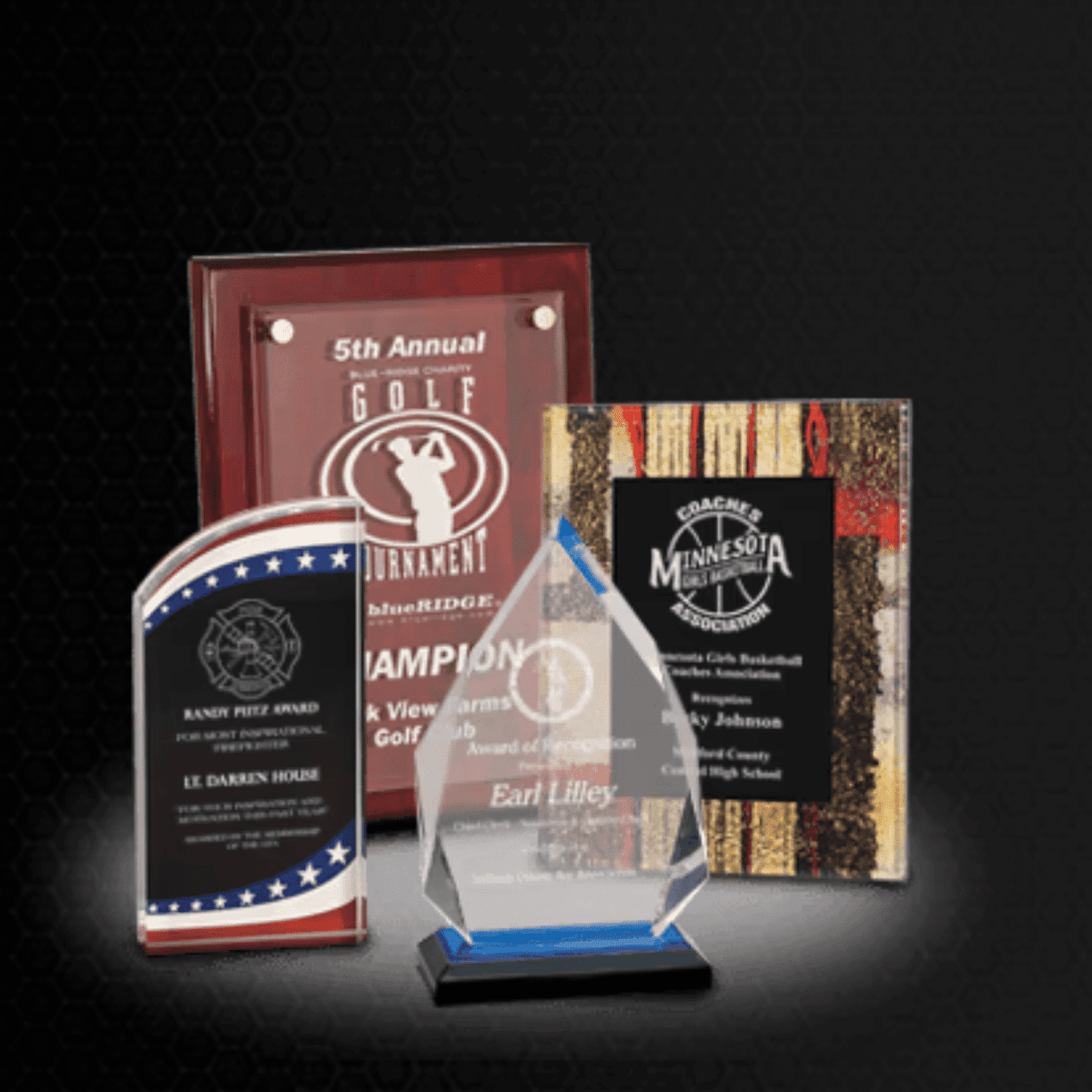 Premier Acrylic Awards - Modern Gifts of Recogniton - LightForce Laser Engraving, LLC