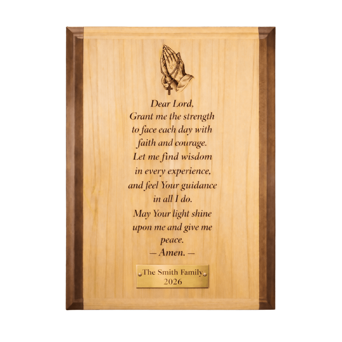 Solid Wood Plaque Boards | Alder, Cherry, Walnut & Oak - LightForce Laser Engraving, LLC
