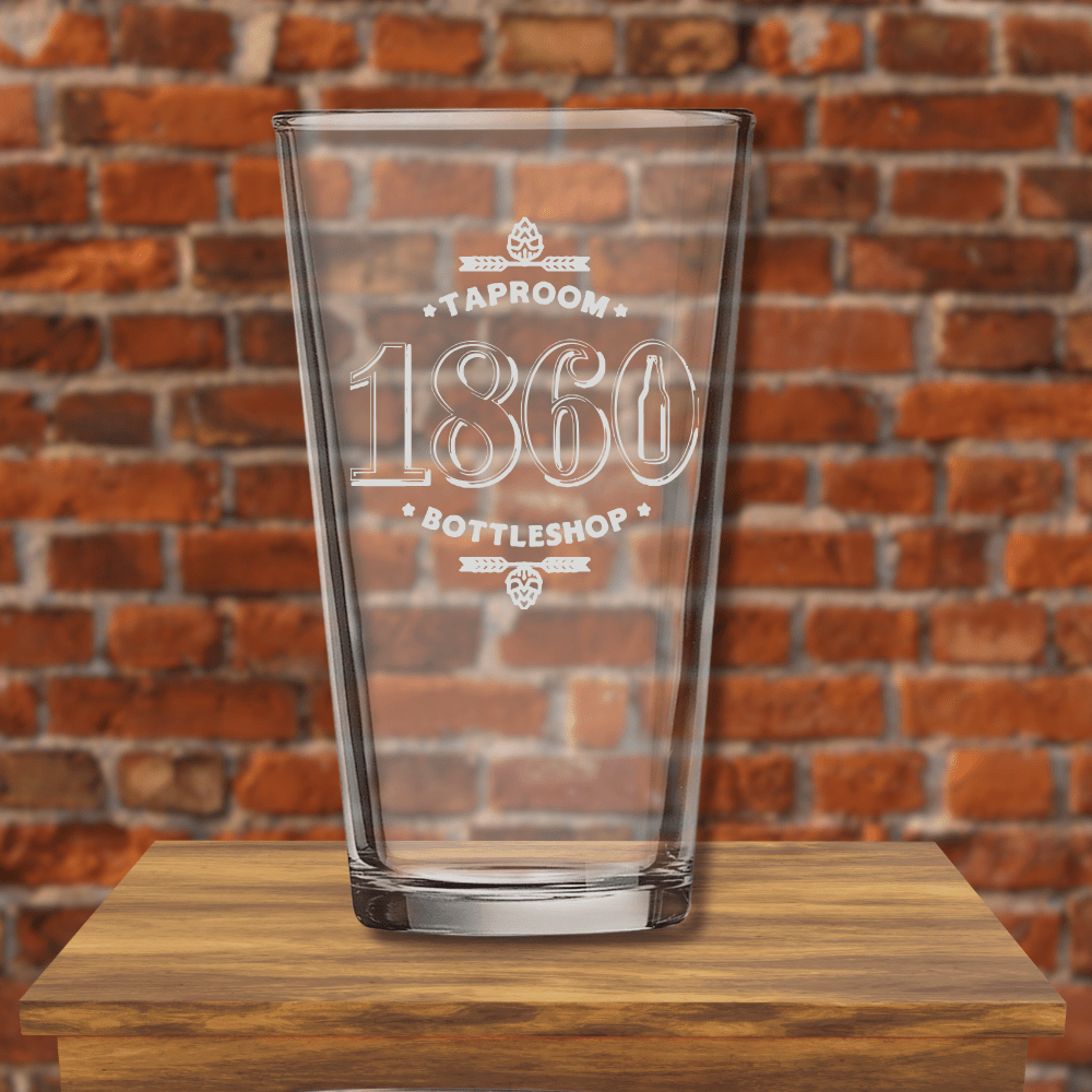 1860 Polar Camel 16 oz Pint Glass (Personalization Options Available) Classic Logo