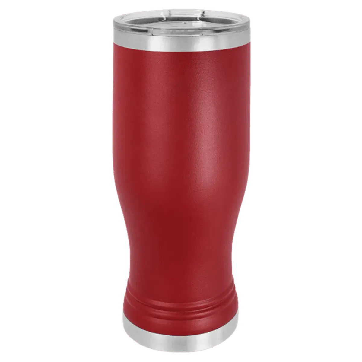 Personalized Pilsner Tumblers - Insulated Polar Camel Drinkware Maroon / Pilsner Tumbler / Stainless Steel