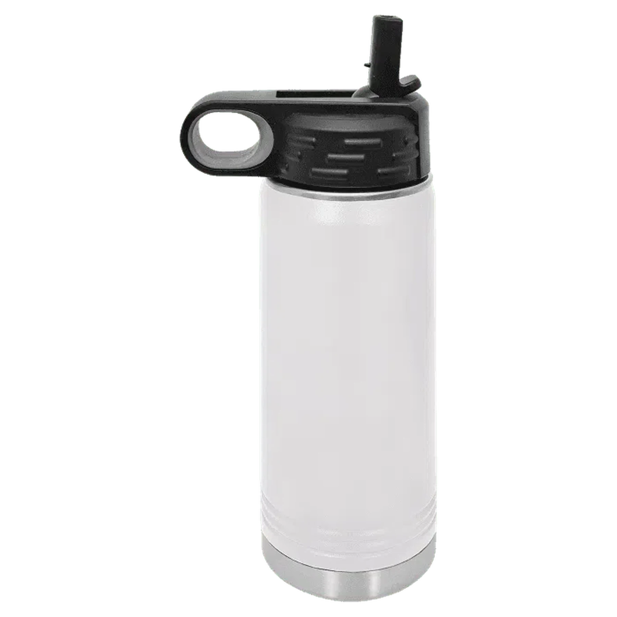 20 oz. Custom Engraved Water Bottles - Personalized Water Bottles White / Water Bottle / Stainless Steel