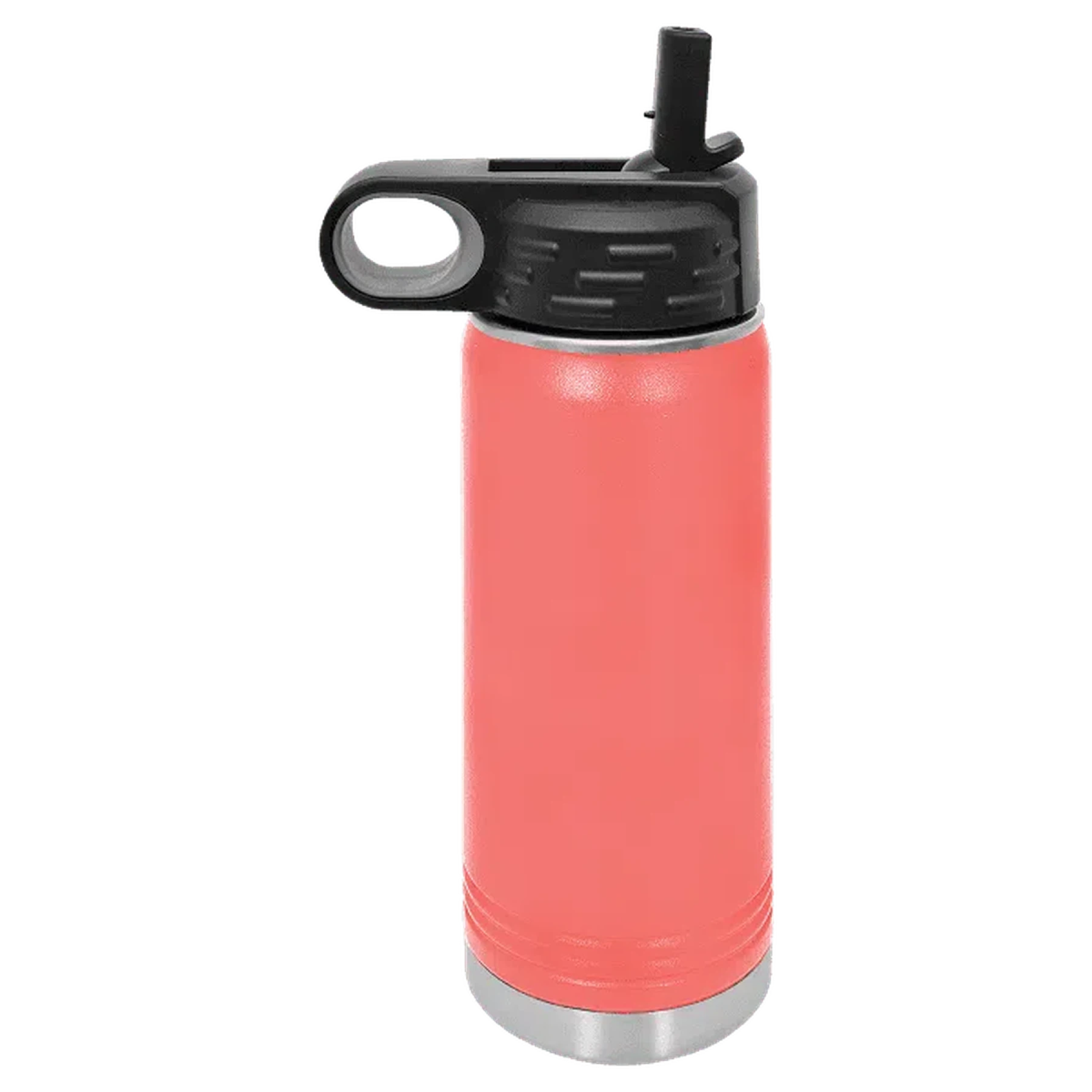 20 oz. Custom Engraved Water Bottles - Personalized Water Bottles Coral / Water Bottle / Stainless Steel