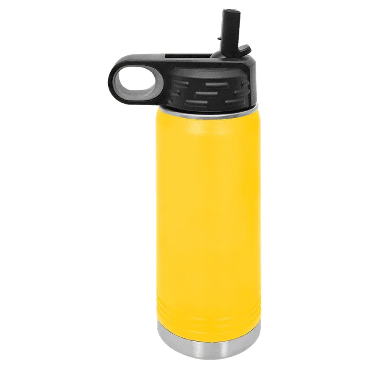 20 oz. Custom Engraved Water Bottles - Personalized Water Bottles Yellow / Water Bottle / Stainless Steel