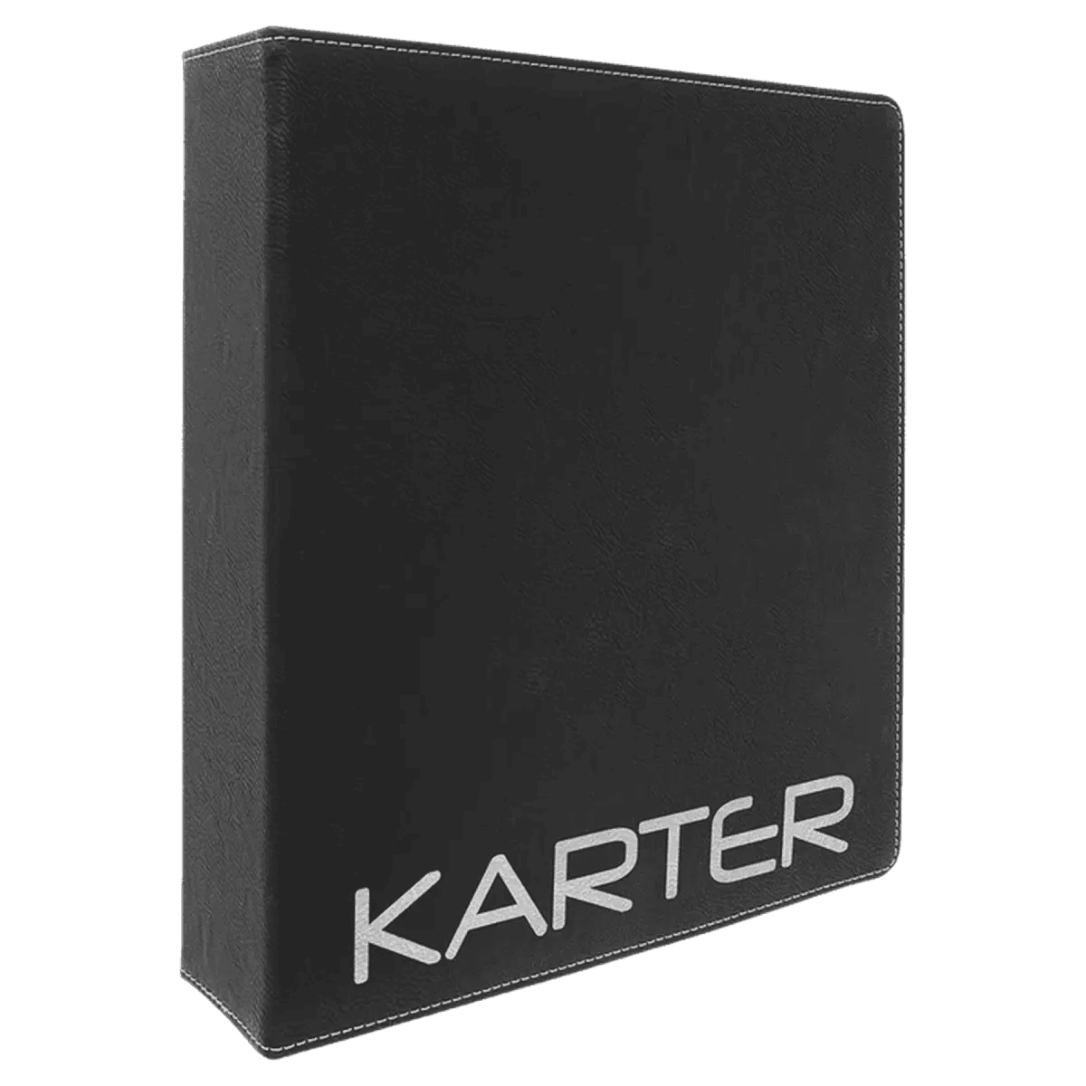 3 - Ring Binders with Slant D Ring - Black/Silver