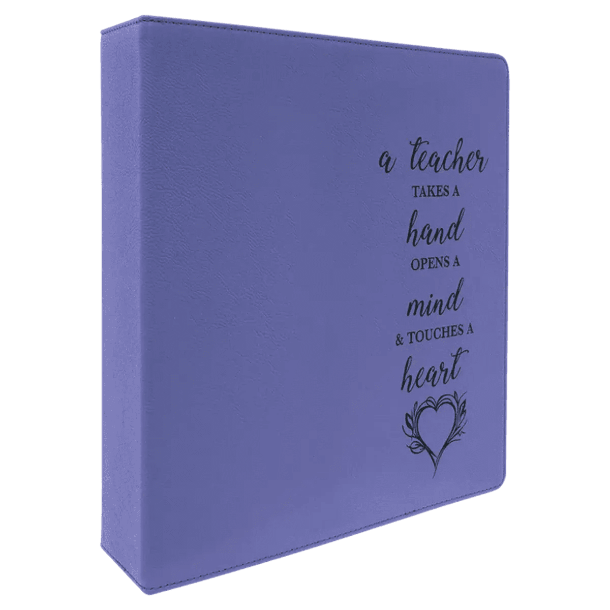 3 - Ring Binders with Slant D Ring - Purple/White
