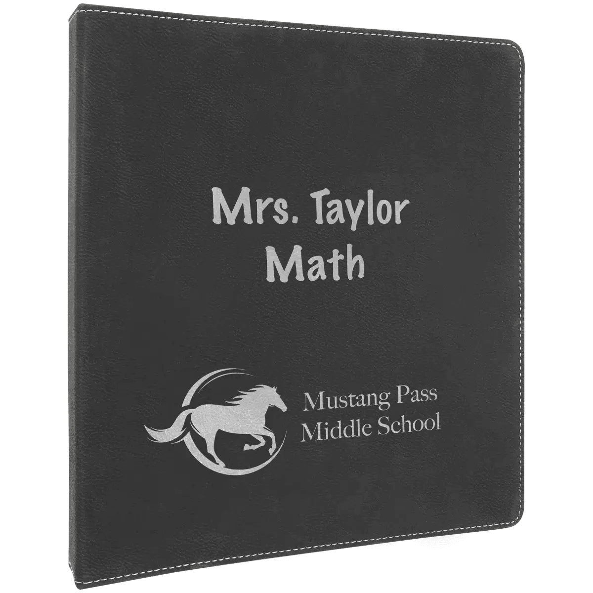 3 - Ring Binders with Slant D Ring - Black/Silver