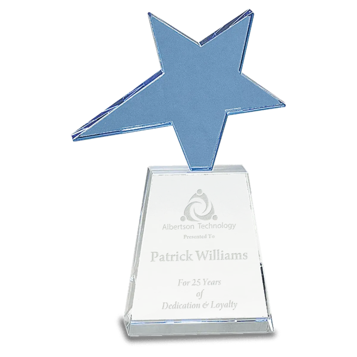 Crystal Star Awards and Paperweights with Custom Engraving Star Paperweight / None / 5" (L) x 5" (H)
