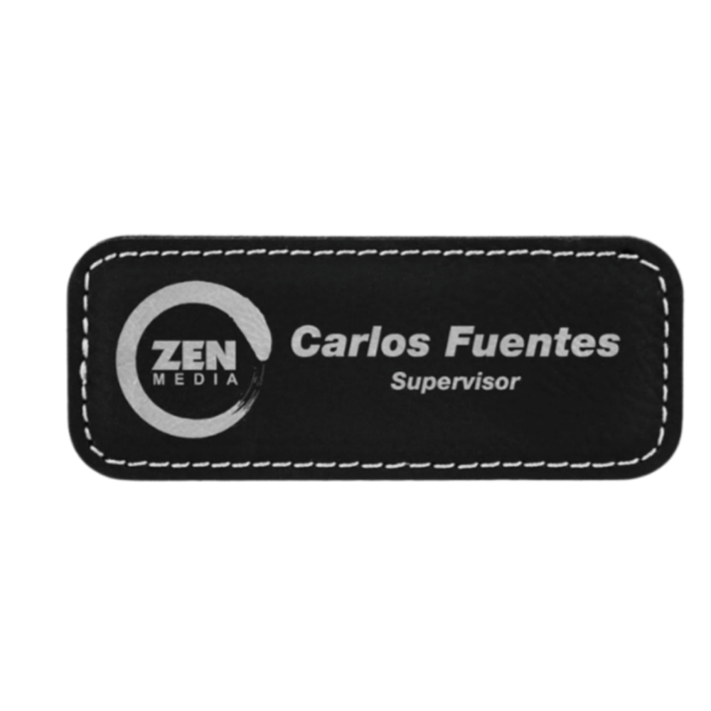 BlackSilver_Leatherette_Magnetic_Name_Badge_1_14
