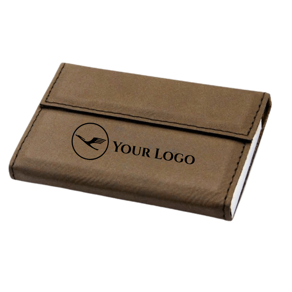 Business Card Cases- Hard Shell Leatherette with Magnetic Closure