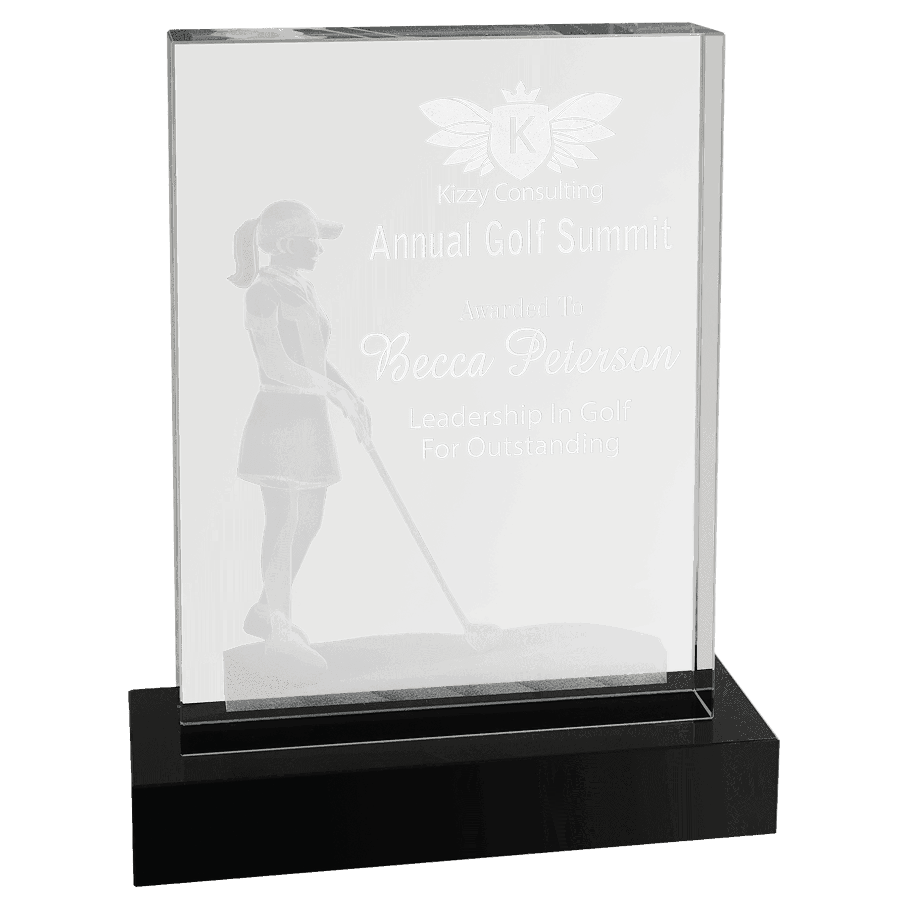 Crystal Golf Awards – Premium Recognition Trophies