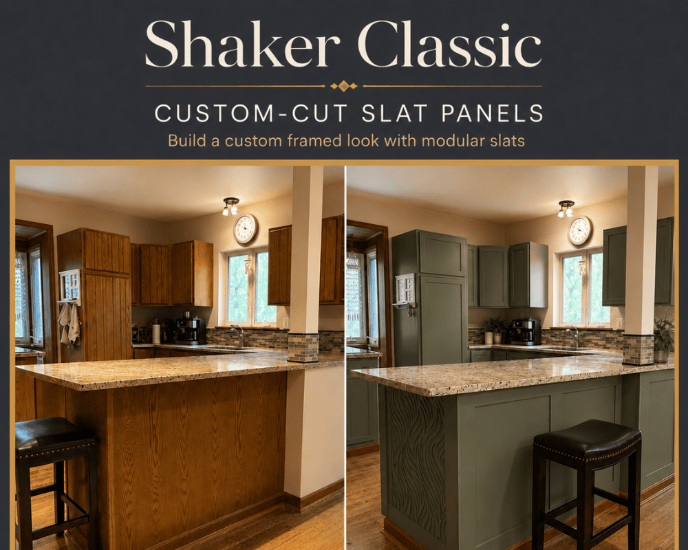 Custom Laser Cut Cabinet Panels for Kitchen Remodels