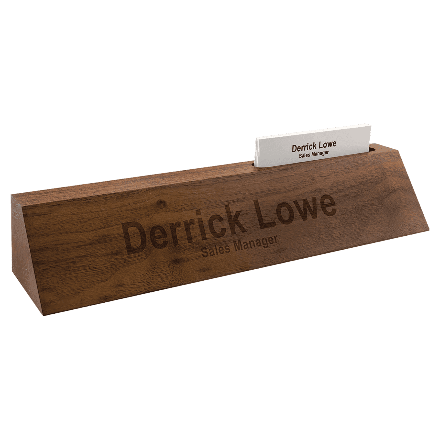 Desk Wedges (Brass Plates Optional)