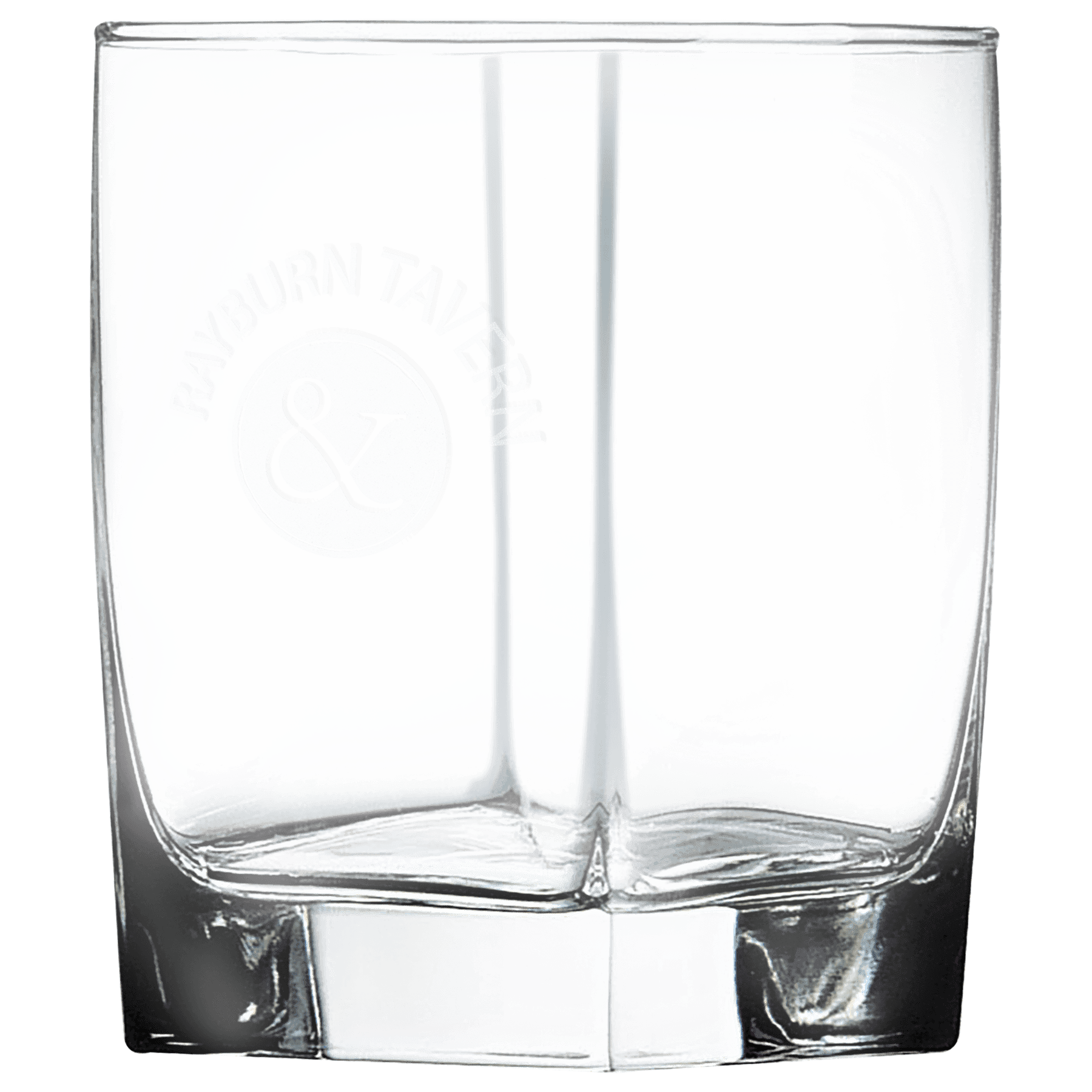 Custom Engraved Double Old Fashioned Glass – Square & Rounded Styles Square / Single Glass / 12 oz.
