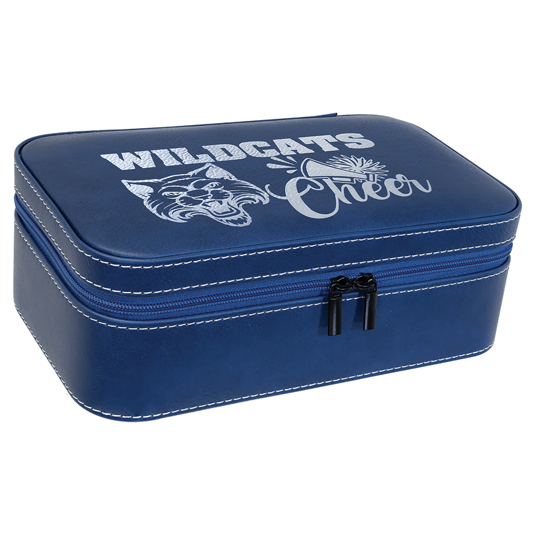 Personalized Travel Jewelry Box in Two Sizes with Multi-Compartments