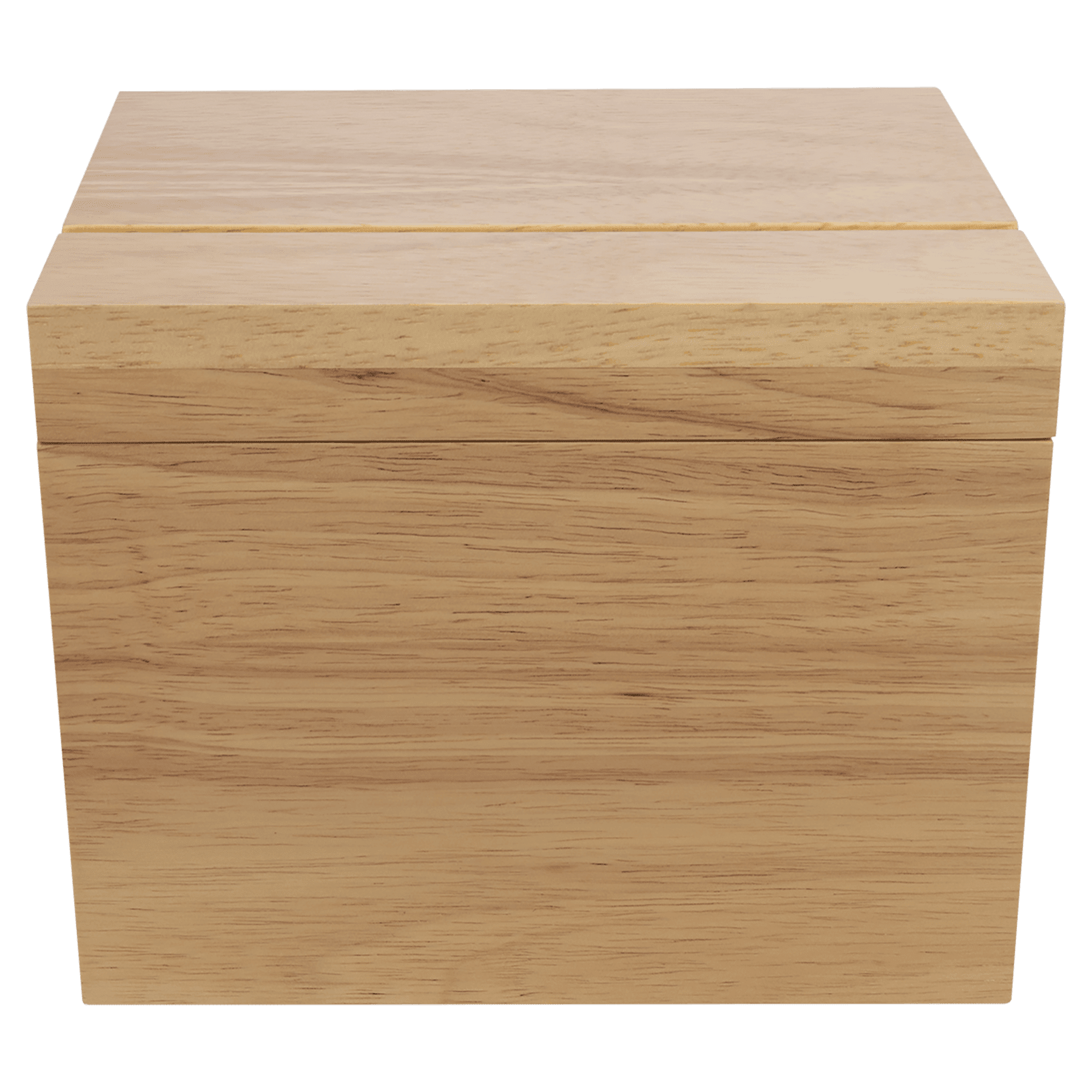 Custom Engraved Wood Recipe Box