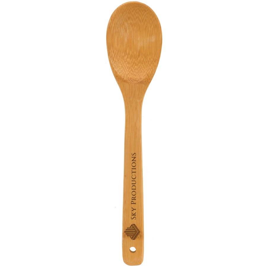 Personalized Bamboo Kitchen Utensils - Ideal Gift for Cooking Enthusiasts Salad Spork / 12" / Bamboo