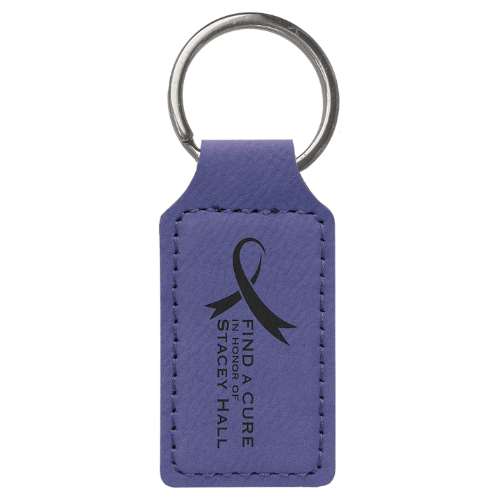 Personalized Leatherette Keychains - With Football & Basketball Styles