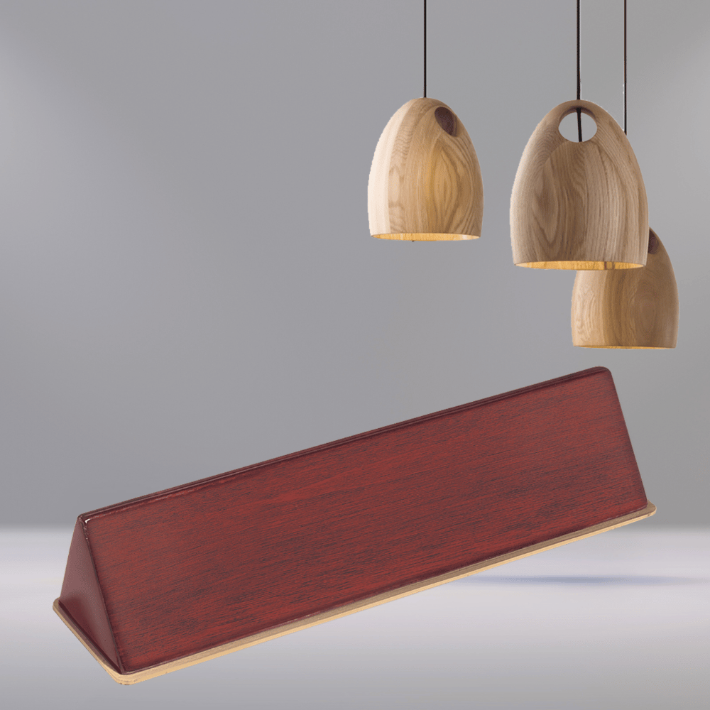 Premium Desk Wedges in Genuine Wood and Leatherette