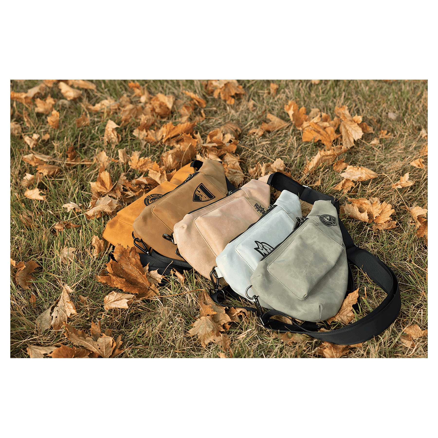 Personalized Leatherette Crossbody Bag - Creekside Collection Multi Colors