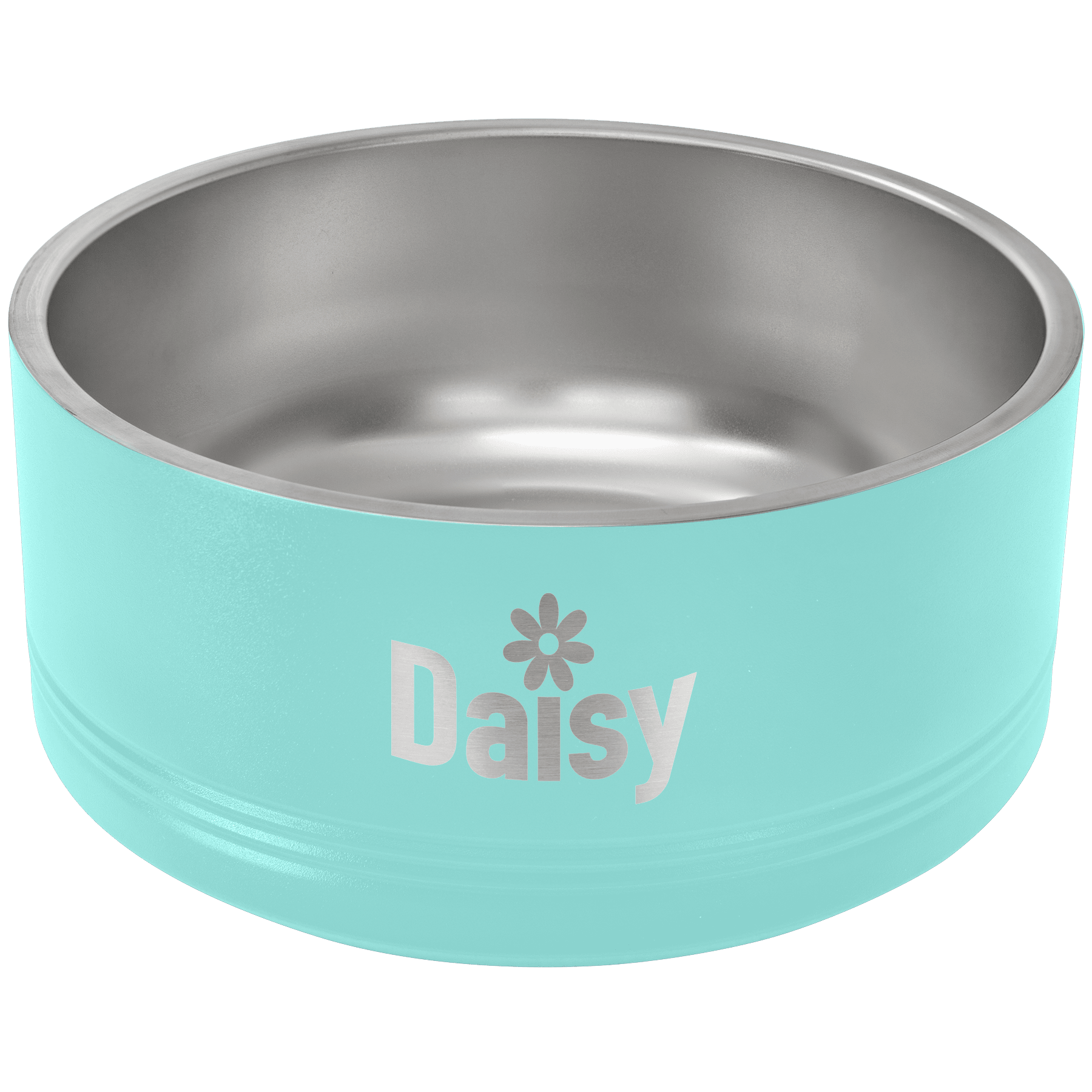 Personalized Pet Bowls - Heavy Duty Engraved Bowls for Dogs and Cats 64 oz. / Teal