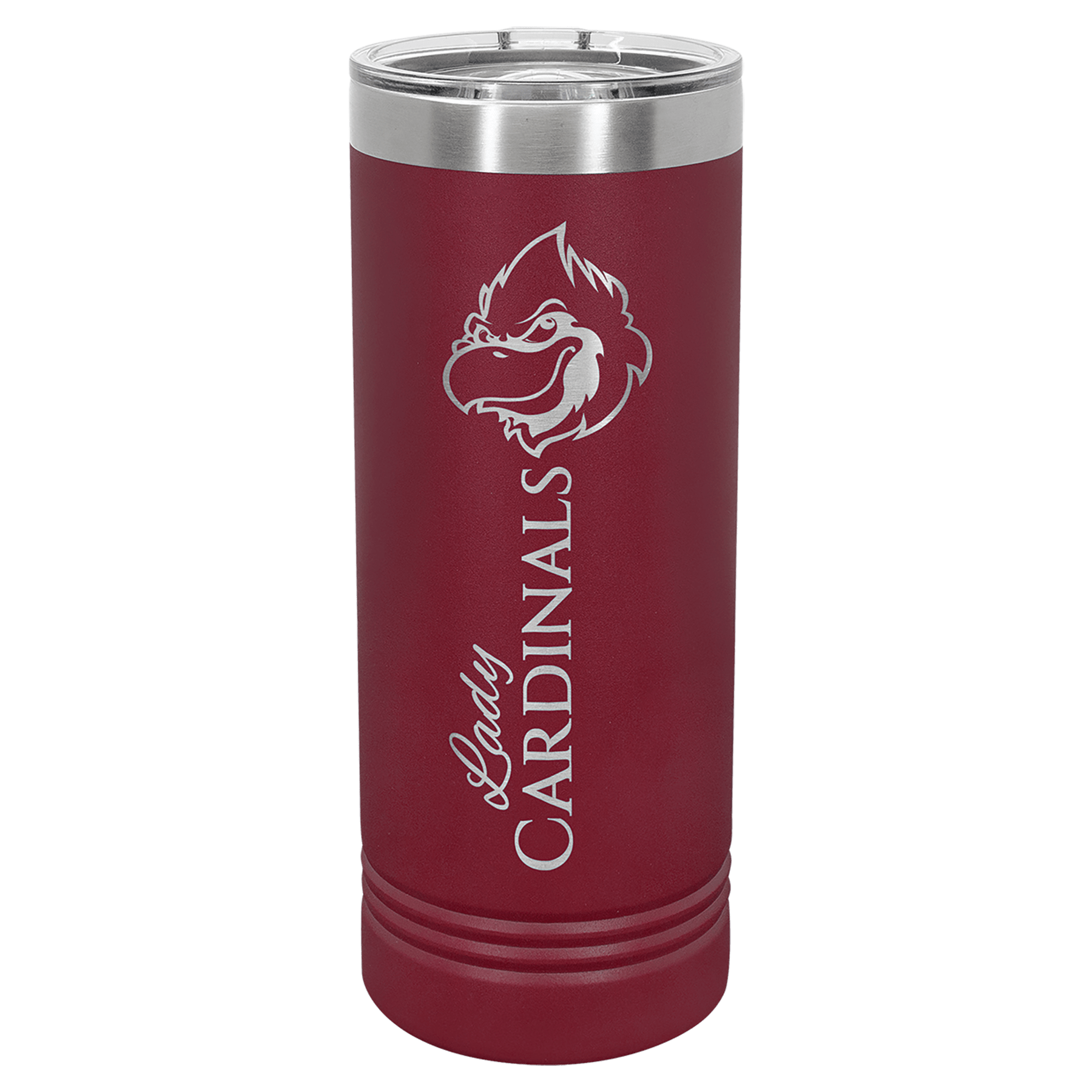 Personalized Skinny Tumblers – 2X Insulated Drinkware Powder Coated / Maroon / Skinny Tumbler