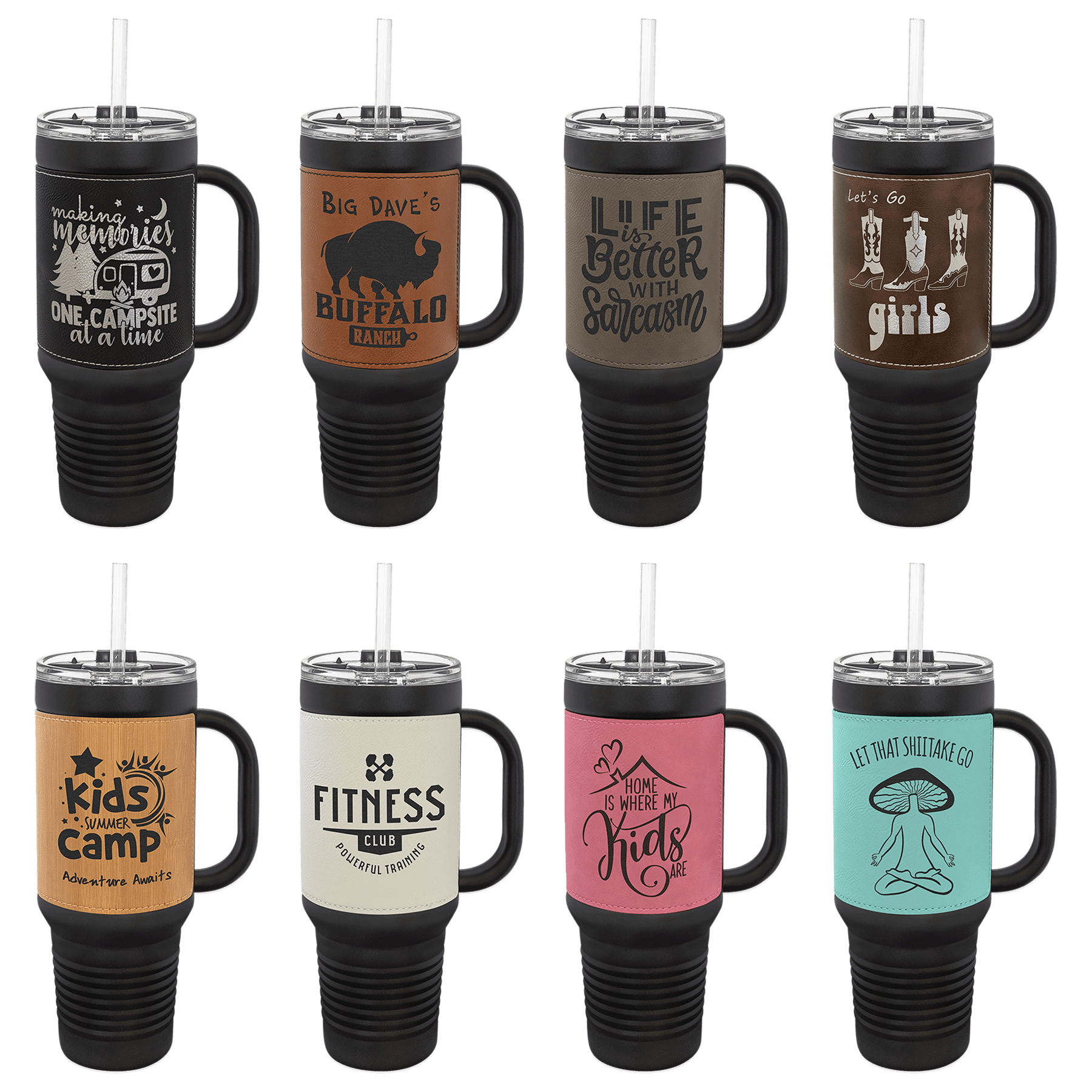 Personalized Travel Mugs - Polar Camel Insulated Wide Handle Mugs