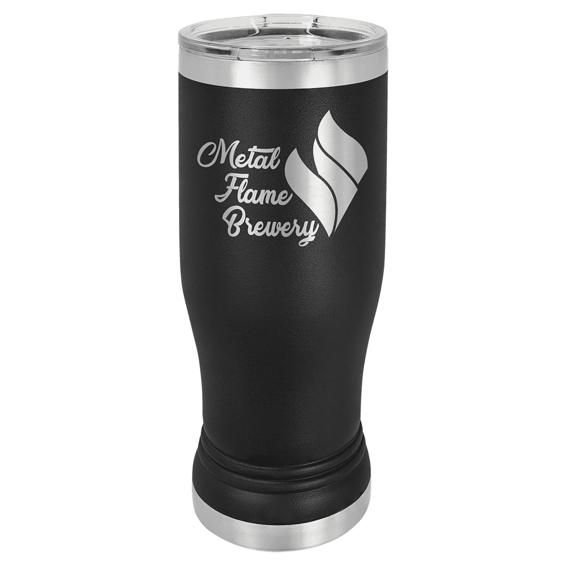 Personalized Pilsner Tumblers - Insulated Polar Camel Drinkware 14 oz. / Black / Pilsner Tumbler