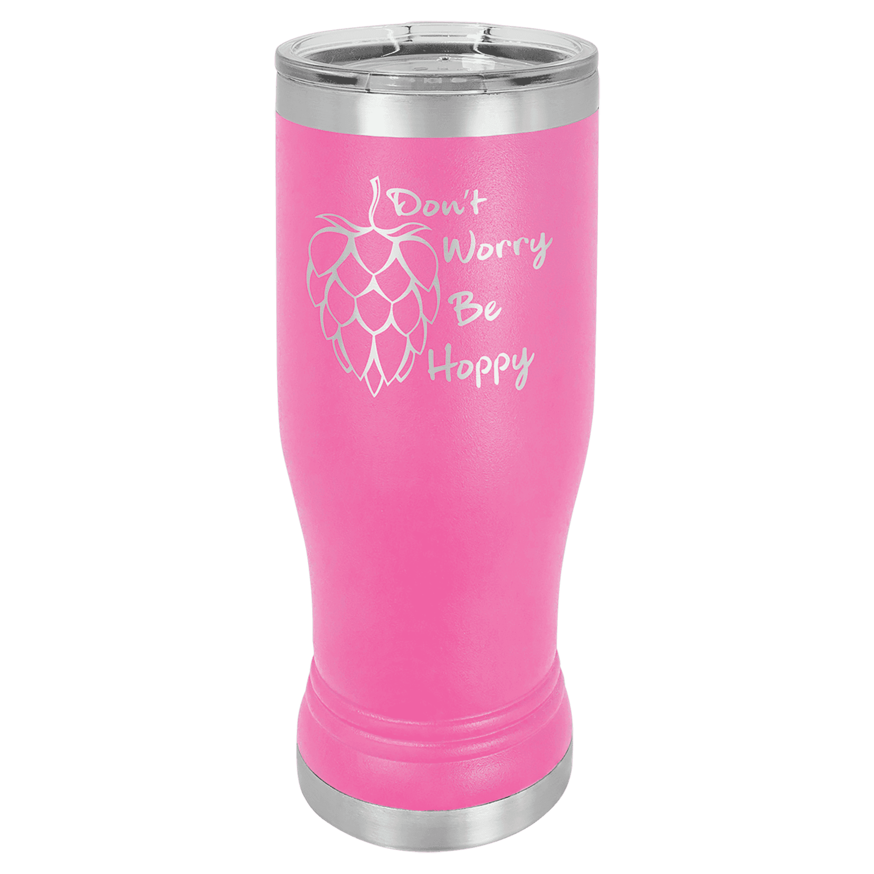 Personalized Pilsner Tumblers - Insulated Polar Camel Drinkware 14 oz. / Pink / Pilsner Tumbler