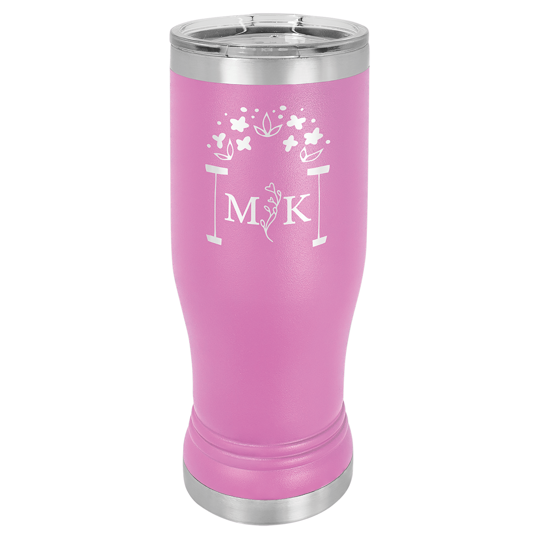 Personalized Pilsner Tumblers - Insulated Polar Camel Drinkware 14 oz. / Light Purple / Pilsner Tumbler
