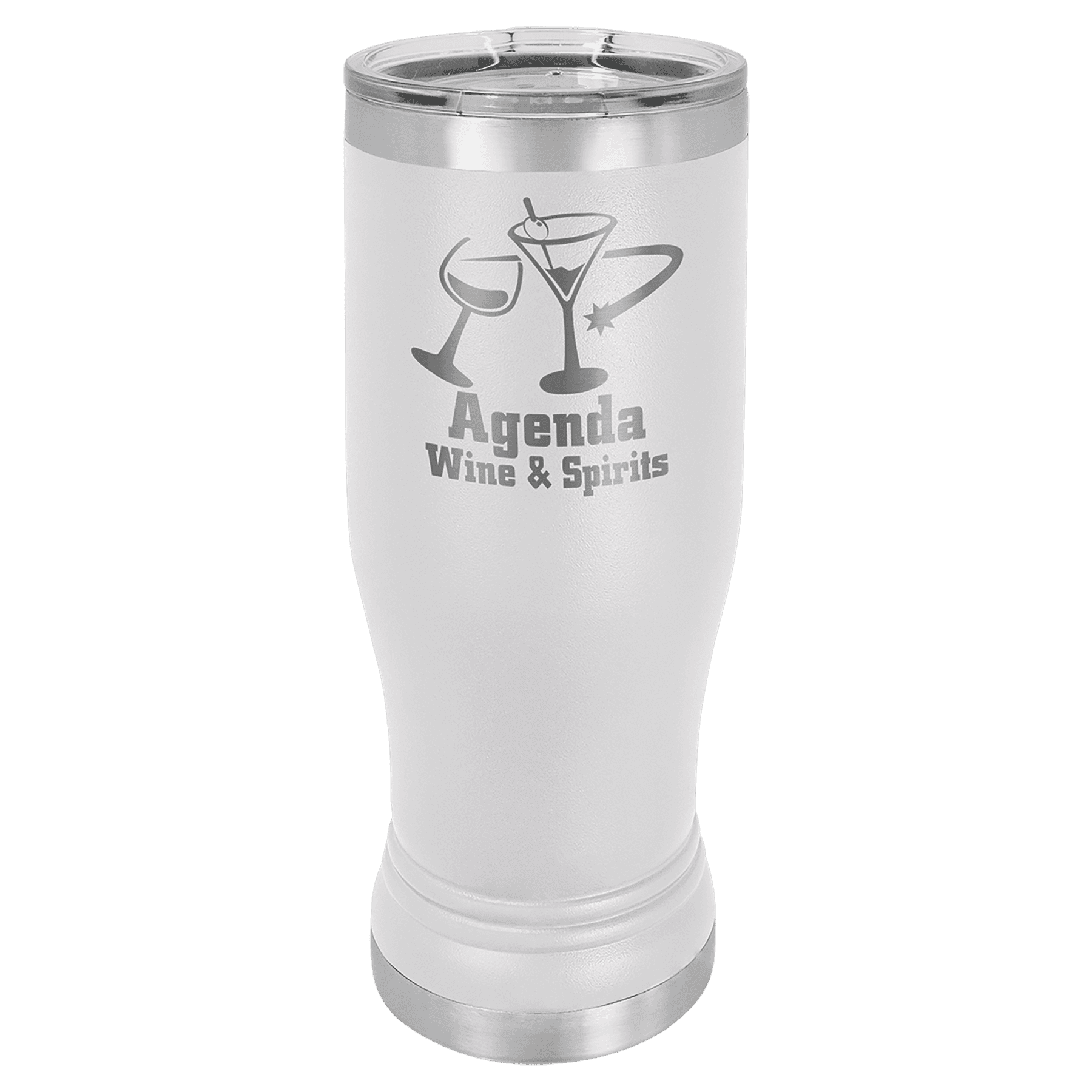 Personalized Pilsner Tumblers - Insulated Polar Camel Drinkware 14 oz. / White / Pilsner Tumbler
