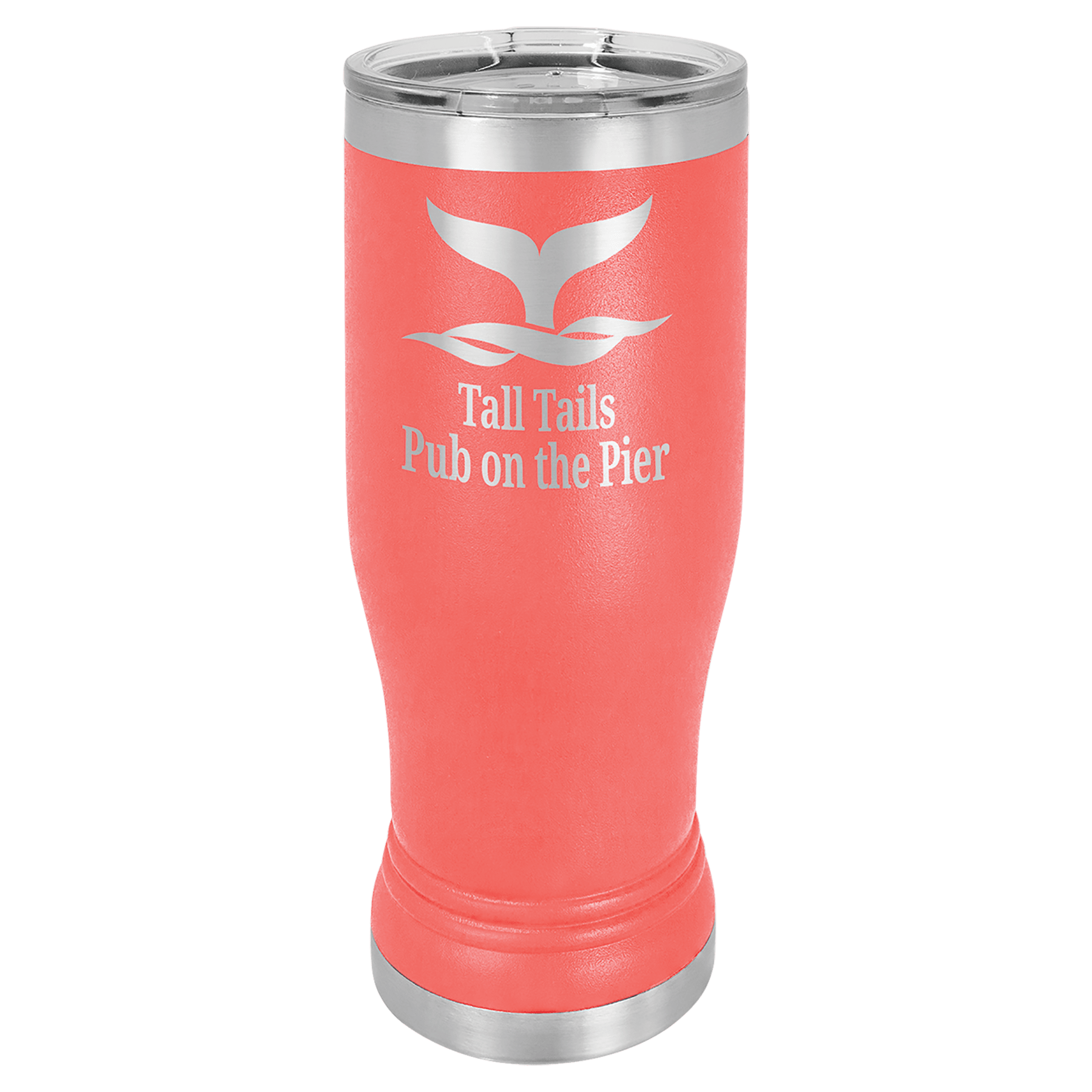 Personalized Pilsner Tumblers - Insulated Polar Camel Drinkware 14 oz. / Coral / Pilsner Tumbler