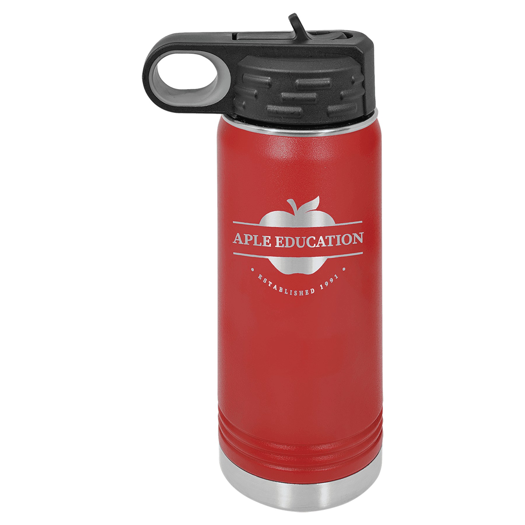 Personalized Water Bottles – Custom Engraved Polar Camel Drinkware 20 oz. / Red / Powder Coated/Stainless Steel