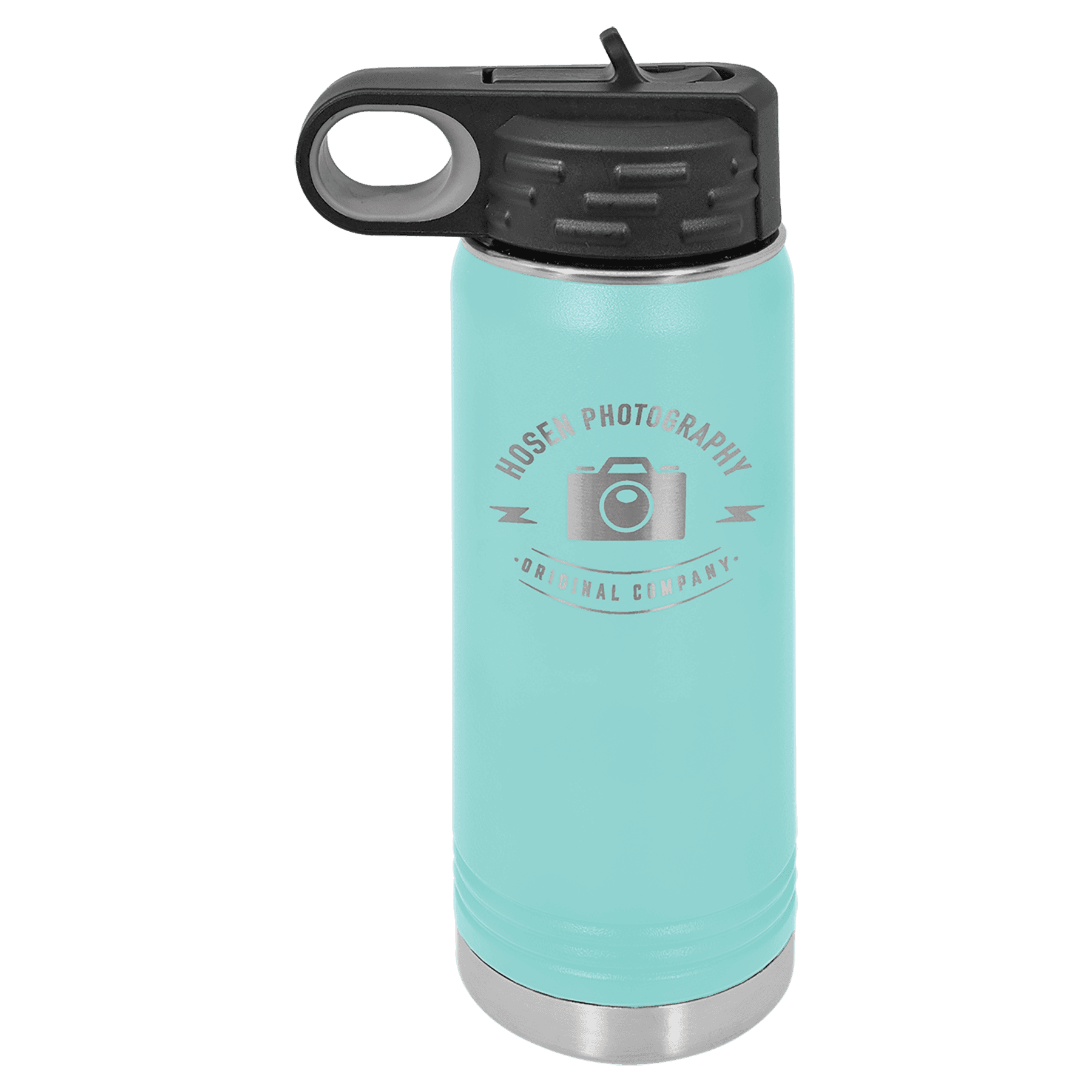 Personalized Water Bottles – Custom Engraved Polar Camel Drinkware 20 oz. / Teal / Powder Coated/Stainless Steel