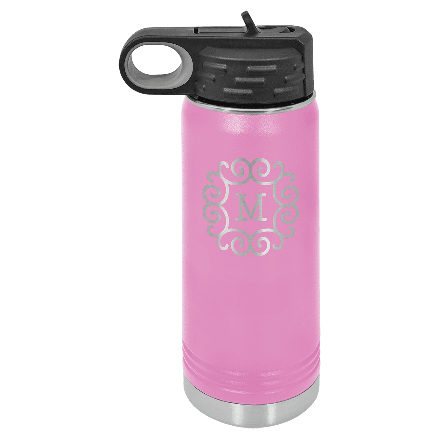 Personalized Water Bottles – Custom Engraved Polar Camel Drinkware 20 oz. / Light Purple / Powder Coated/Stainless Steel