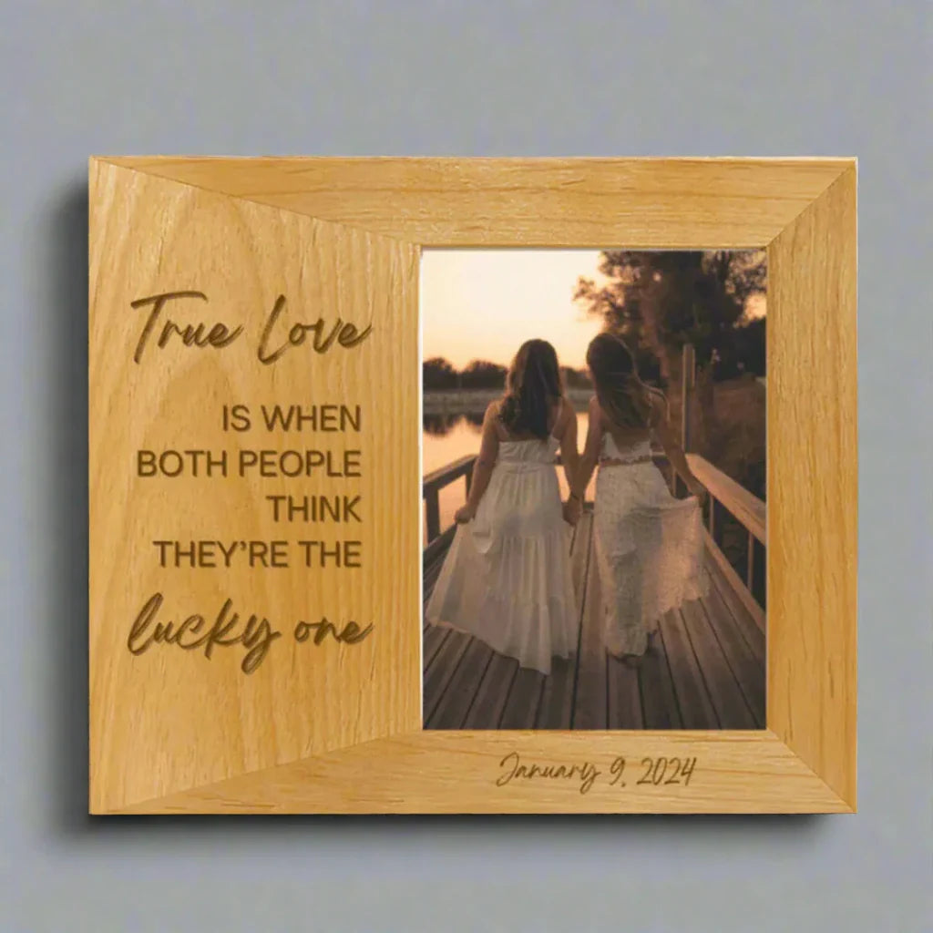 Laser Engraved Wooden Photo Frames for Gifts & Recognition