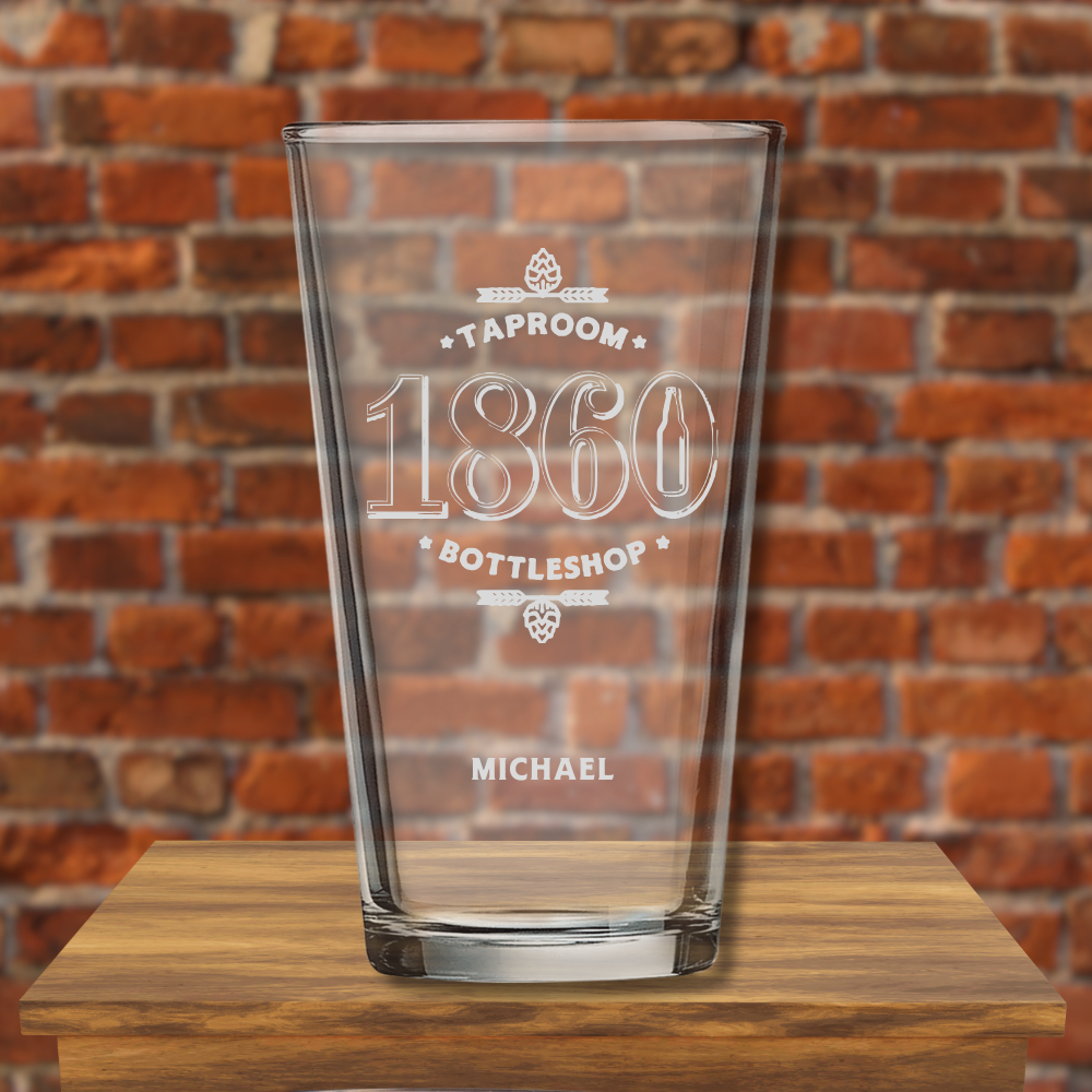 1860 Polar Camel 16 oz Pint Glass (Personalization Options Available) Classic Logo