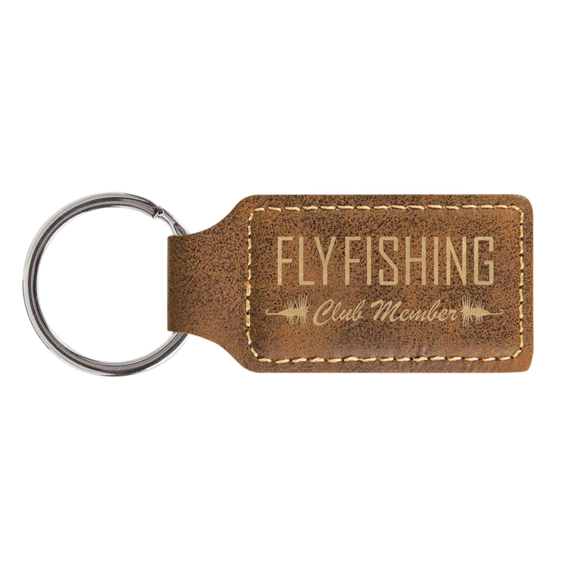 Personalized Leatherette Keychains - With Football & Basketball Styles