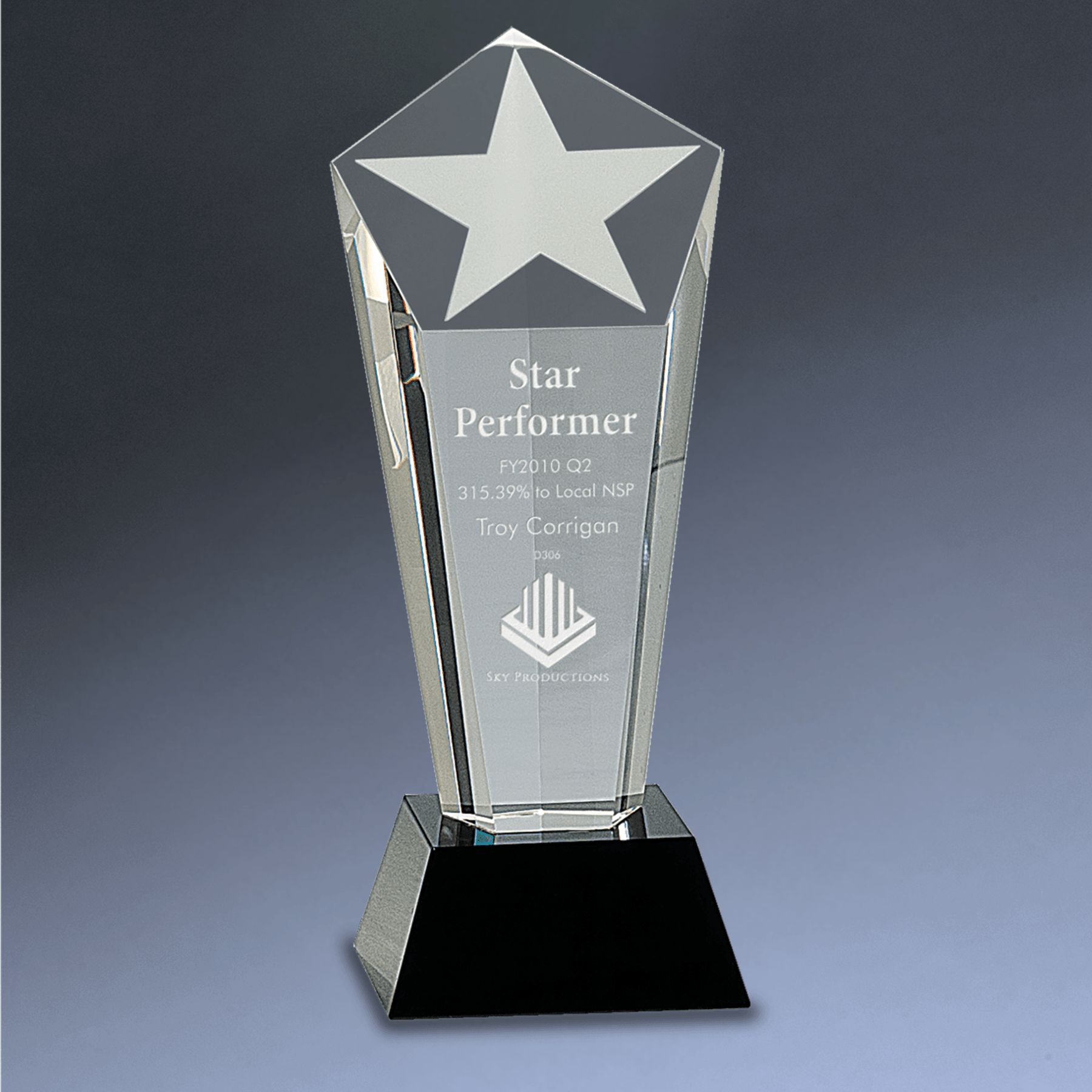 Crystal Star Awards – 3D Crystal Stars, Paperweights and Columns