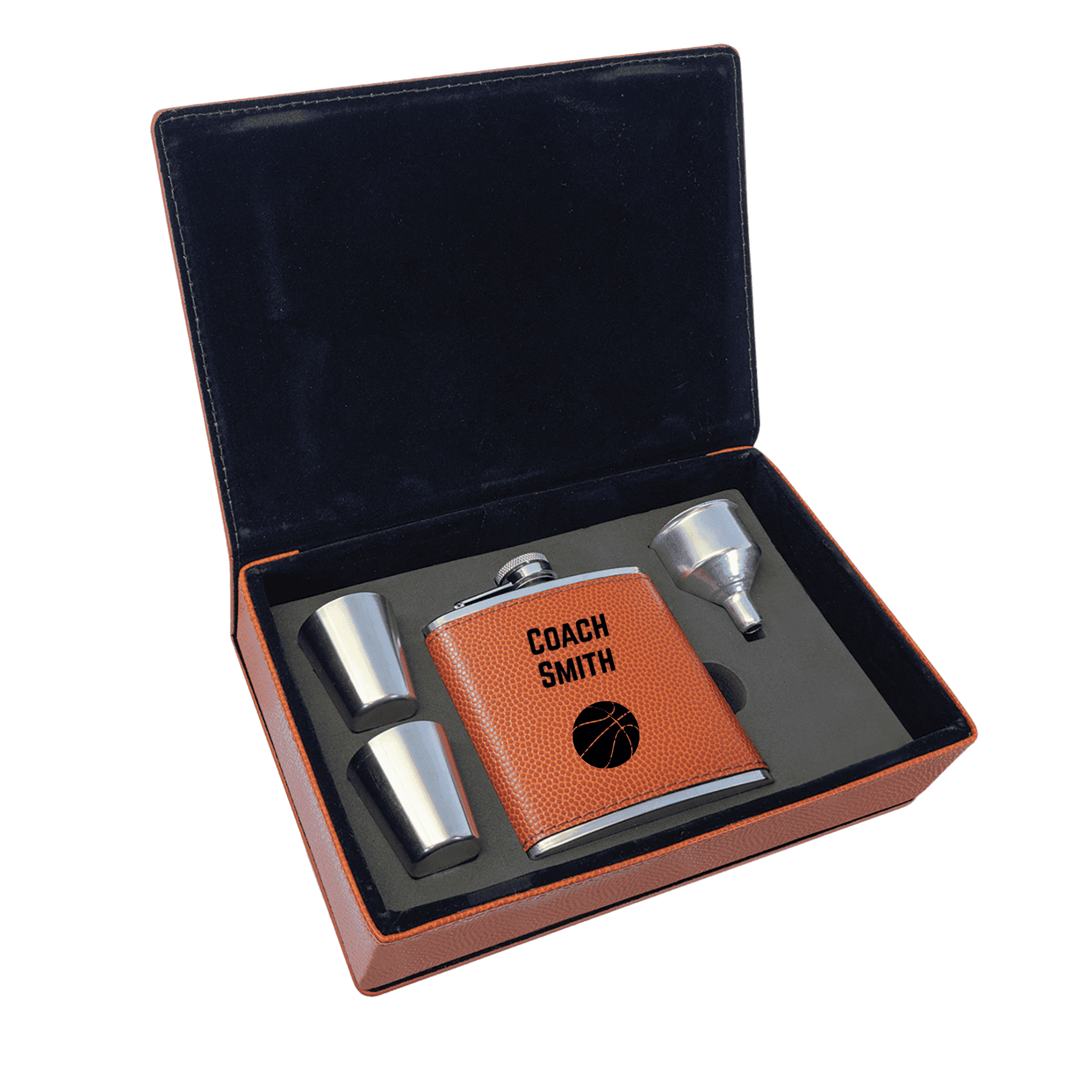 Personalized Flask Gift Sets – Custom Engraved with Funnel & Shot Glasses