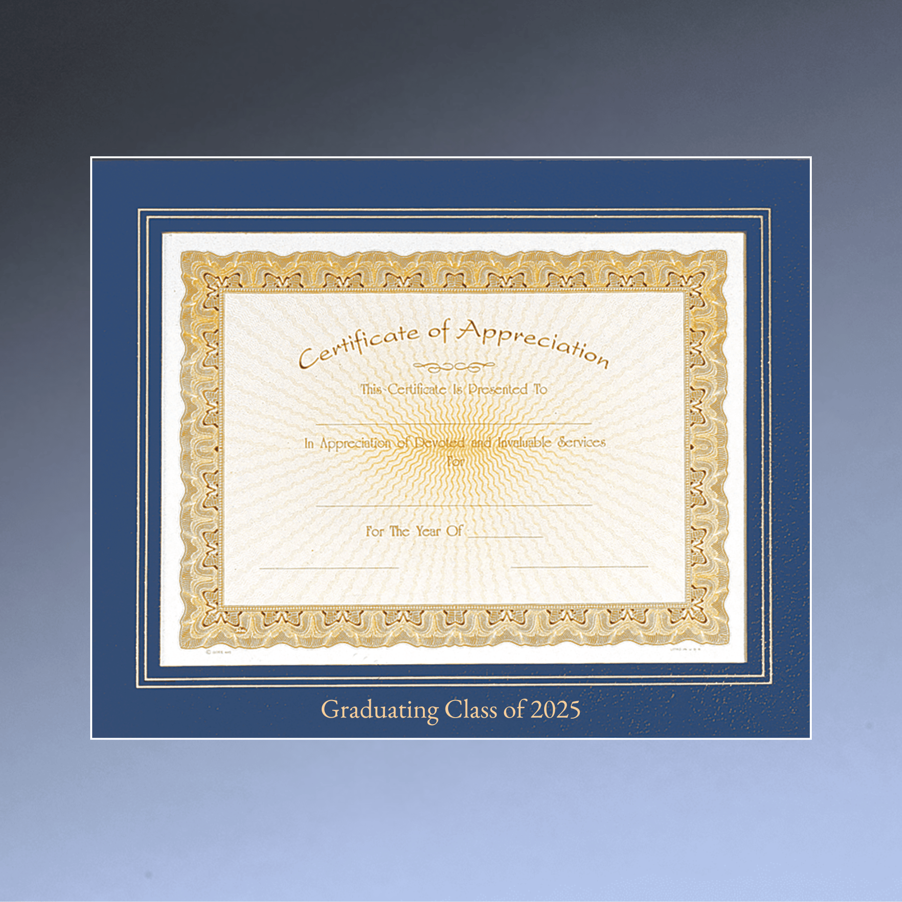 Personalized Framed Certificate Holder