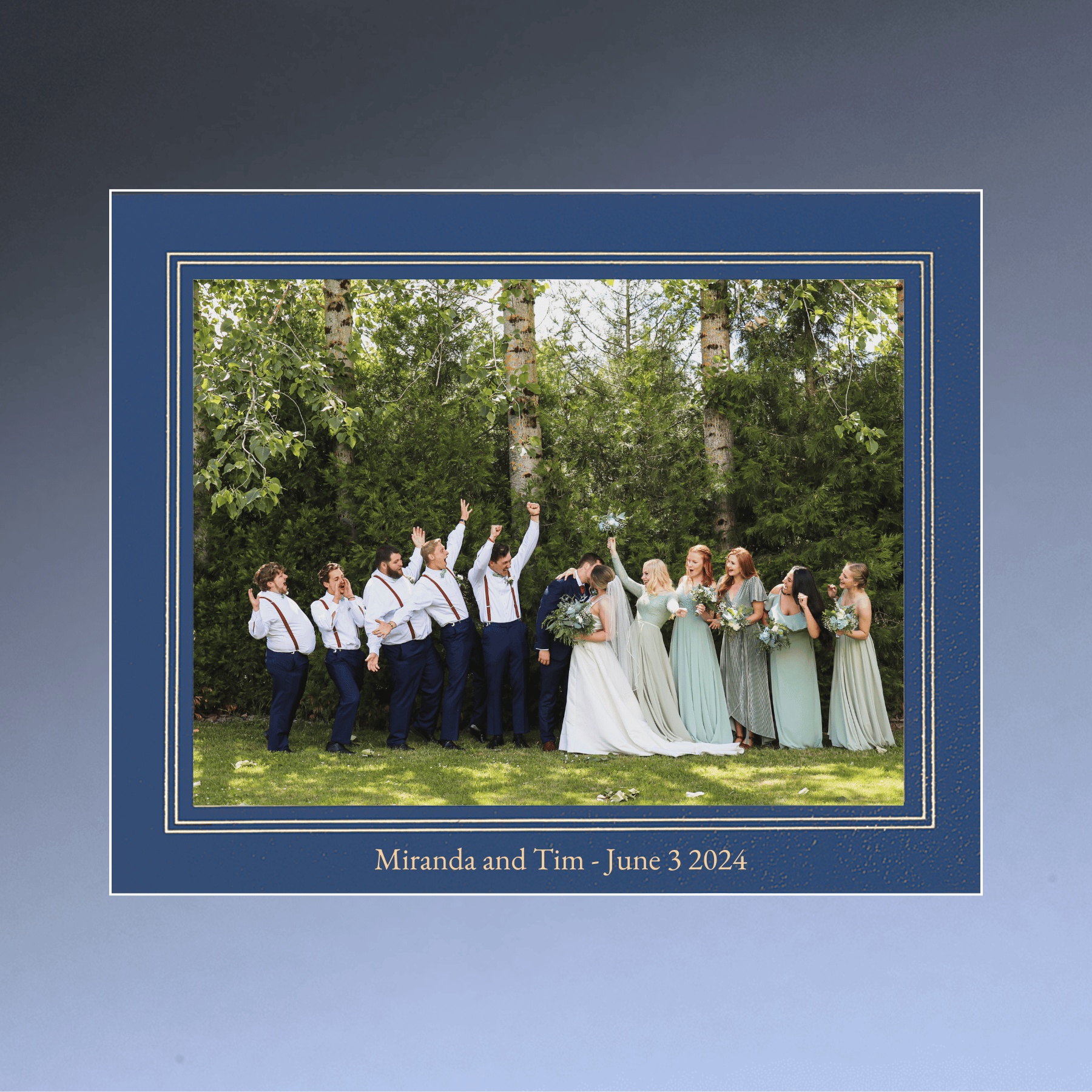 Personalized Framed Certificate Holder