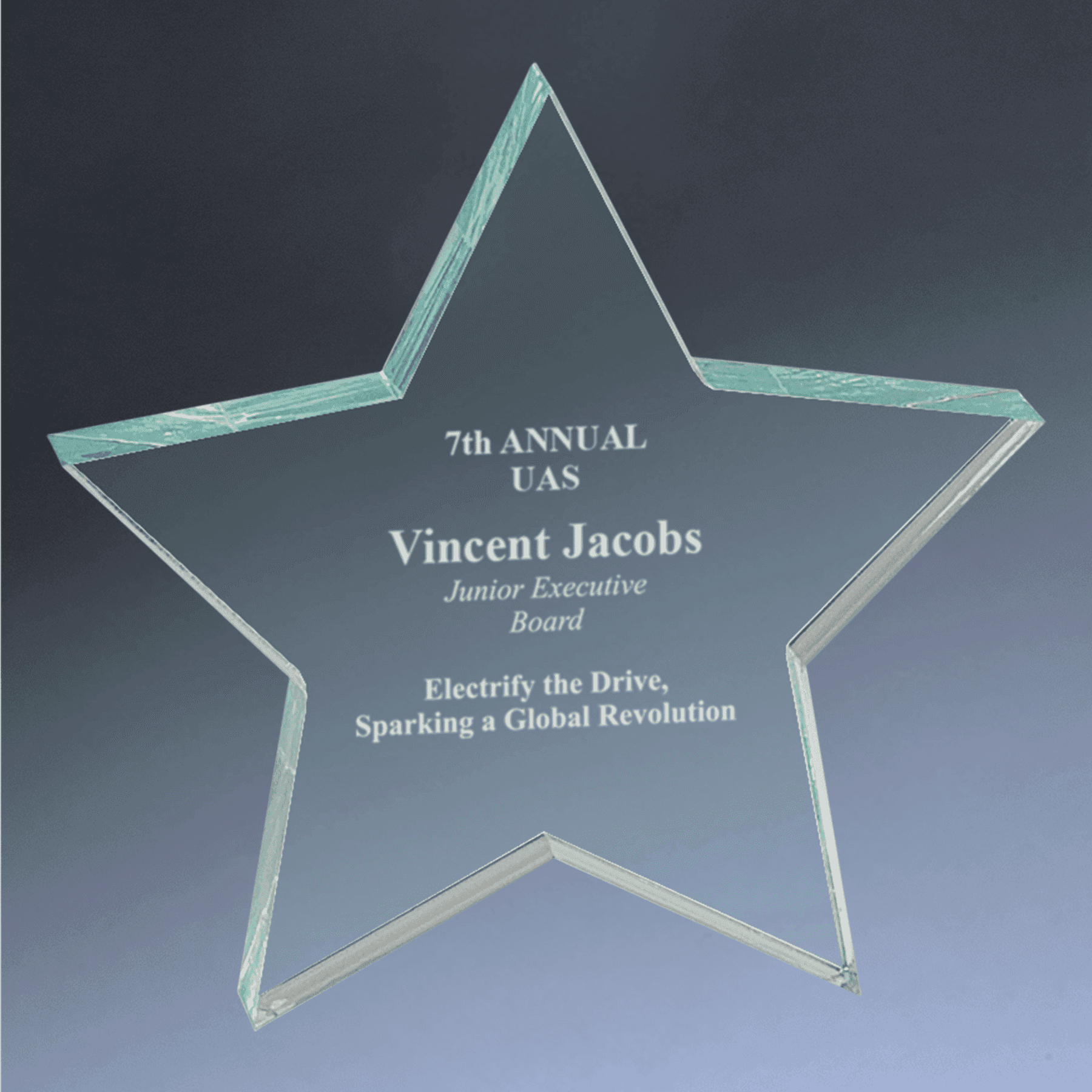 Personalized Acrylic Paperweights for Recognition Awards & Gifts Marbleized / Solid Black / 3 3/4" x 3 3/4"