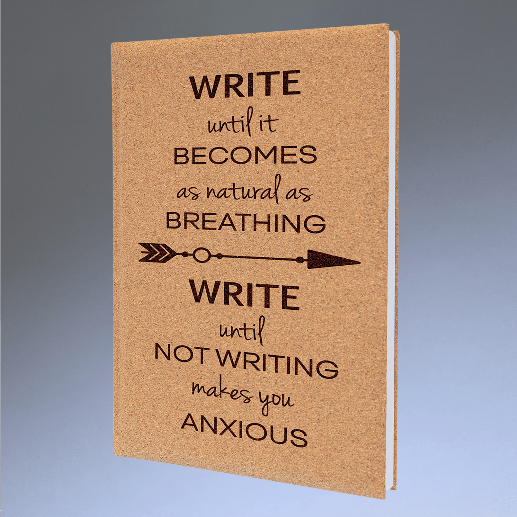 Personalized Writing Journals in Leatherette, Cork, or Canvas