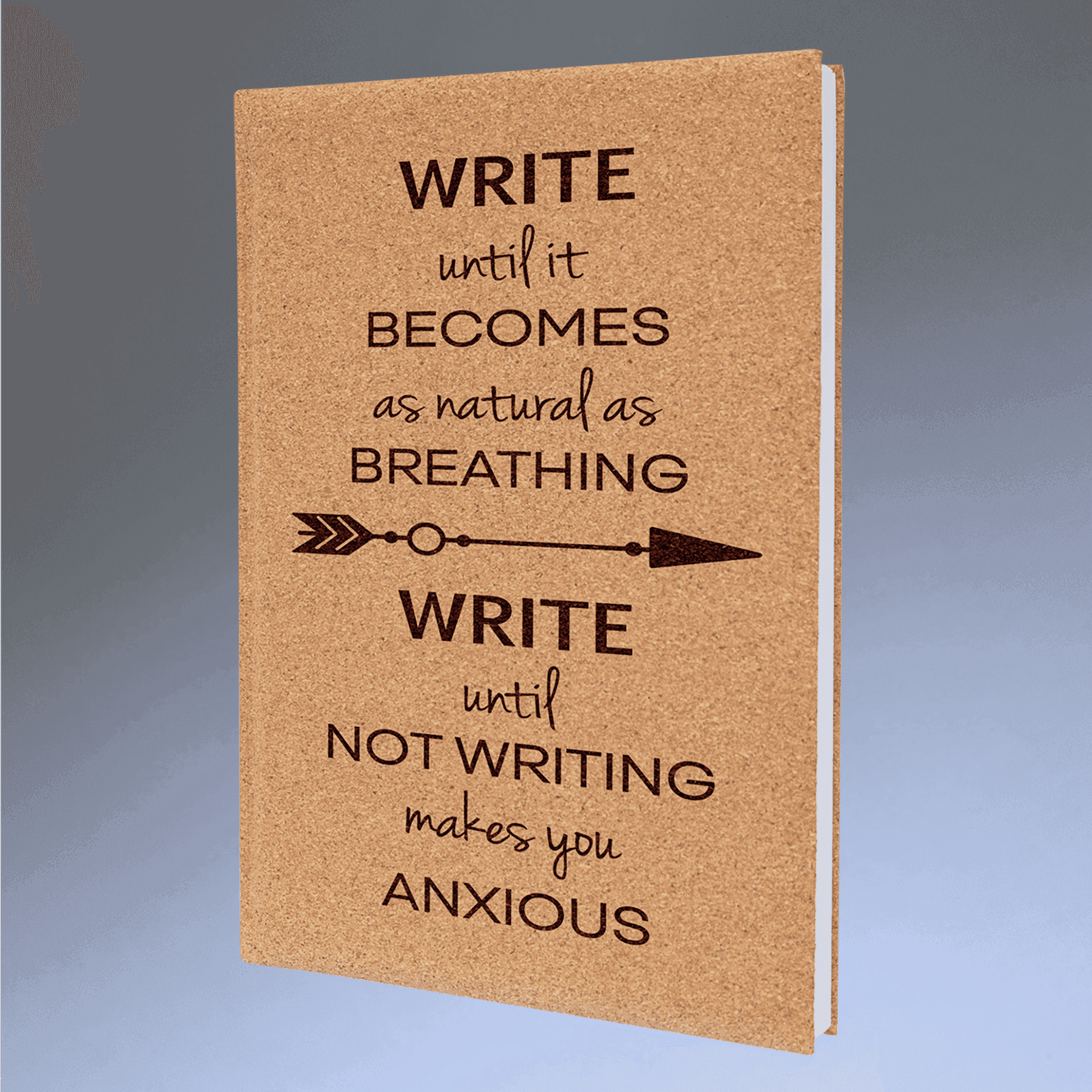 Personalized Writing Journals in Leatherette, Cork, or Canvas