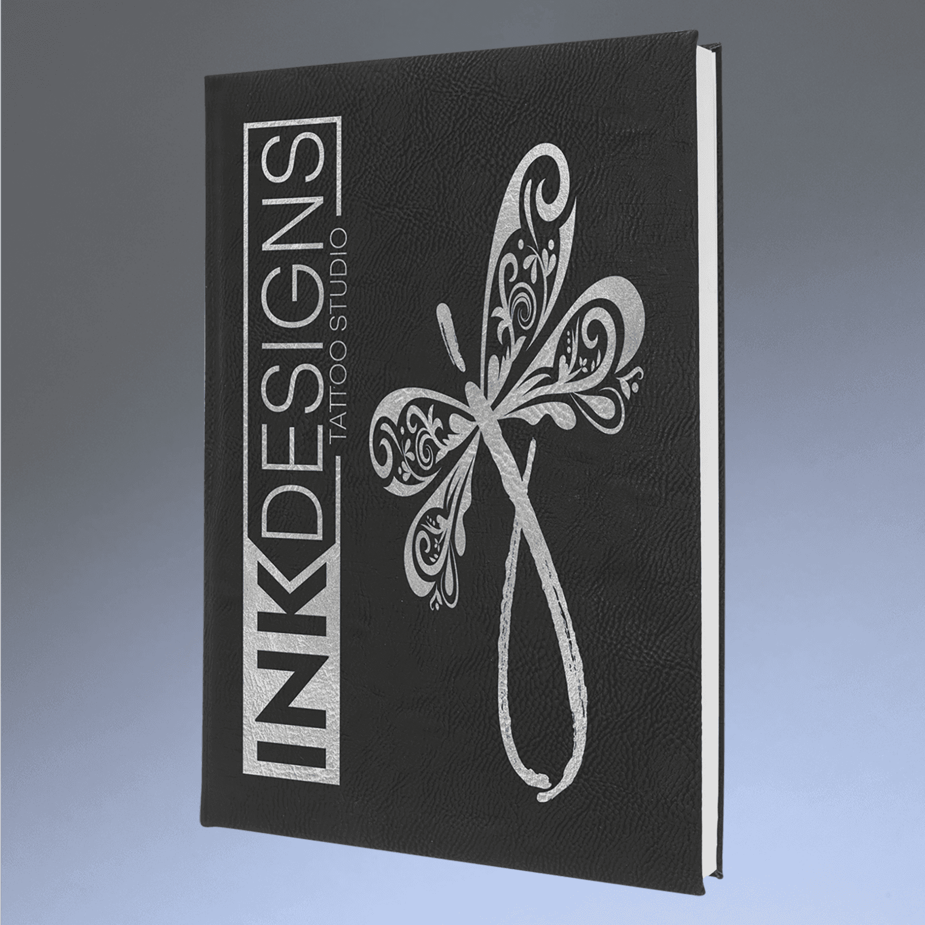 Leatherette Sketch Book with White Unlined Paper