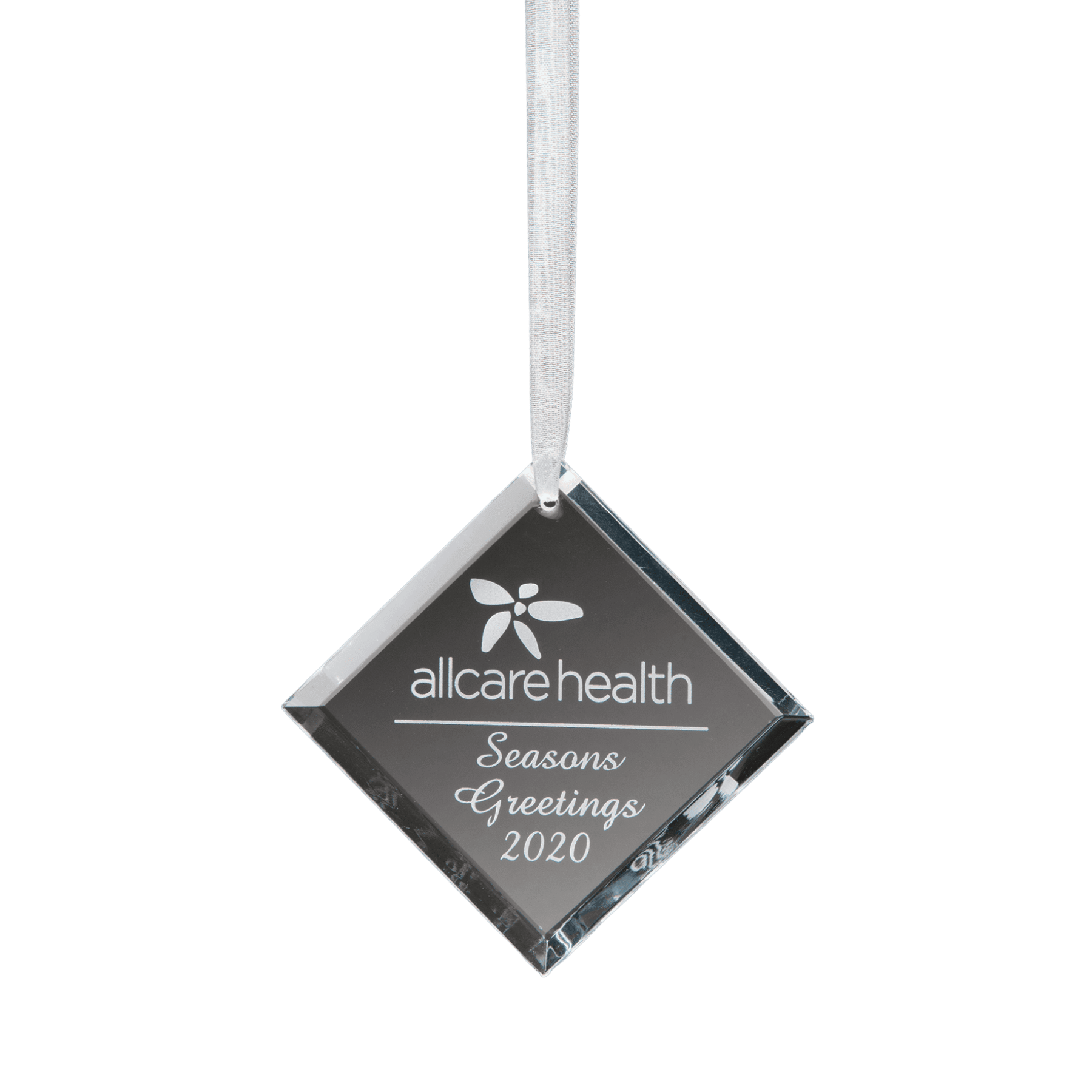 Personalized Crystal Ornaments with Ribbon and Gift Box