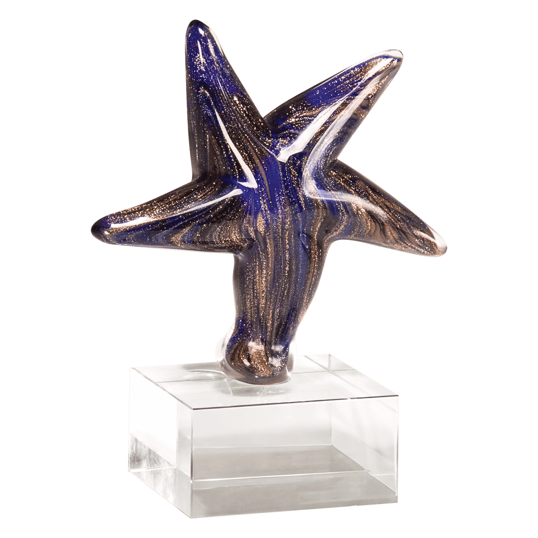 Hand-Blown Art Glass Award Sculptures for Recognition and Decor